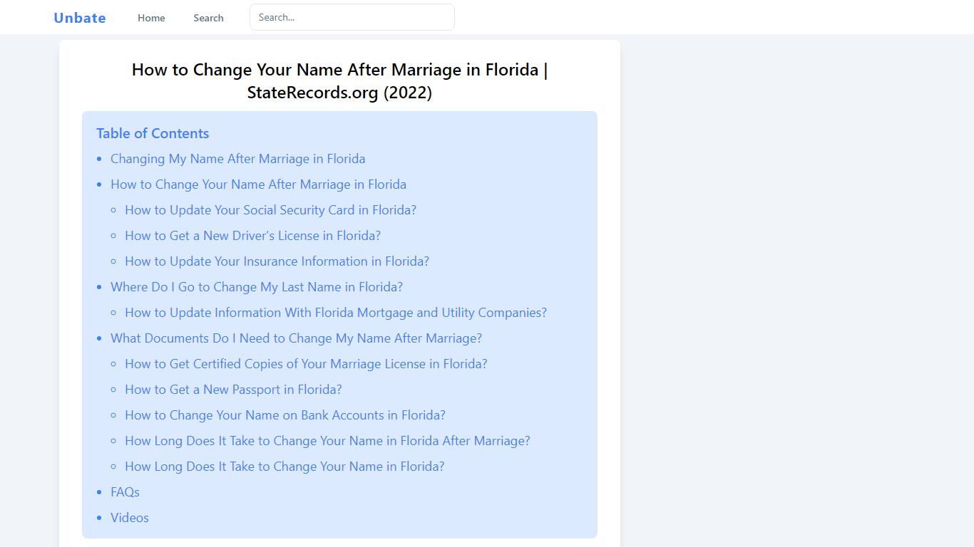 How to Change Your Name After Marriage in Florida | StateRecords.org (2022)